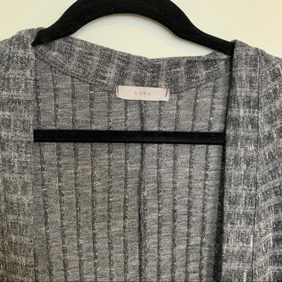 Lightweight Ribbed Sweater Cardigan - Picture 2 of 4